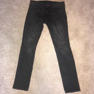 Hollister Black Ripped Jeans 30x32